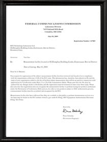 美国FCC资质证书